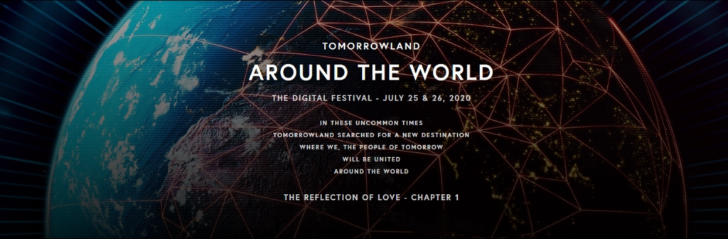 Interface de Tomorrowland version numérique